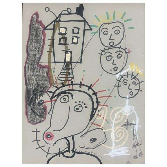 Where the Heart Is by Kostabi