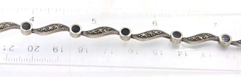 Group lot of 5 Vintage 925 sterling silver bracelets