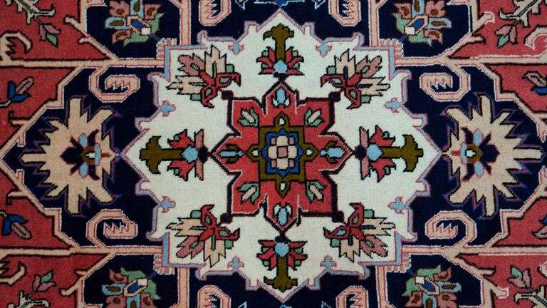 Handmade Persian Ardabil 6.5x8.9