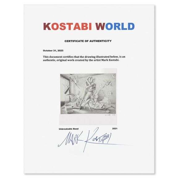 Unbreakable Bond by Kostabi
