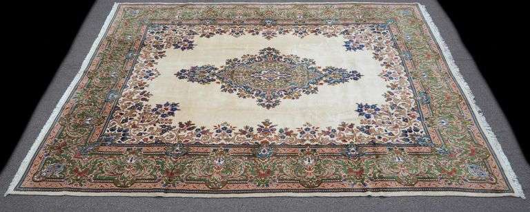 Handmade Persian Kerman 8.9x12.0