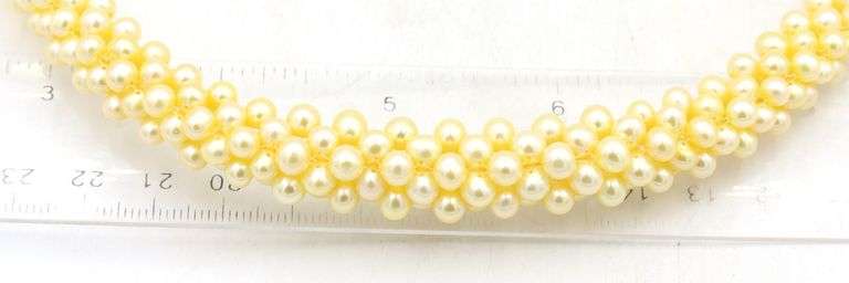 Honora pearl cluster necklace