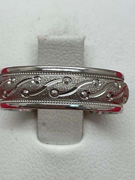 BRAND NEW 14K WHITE GOLD BAND