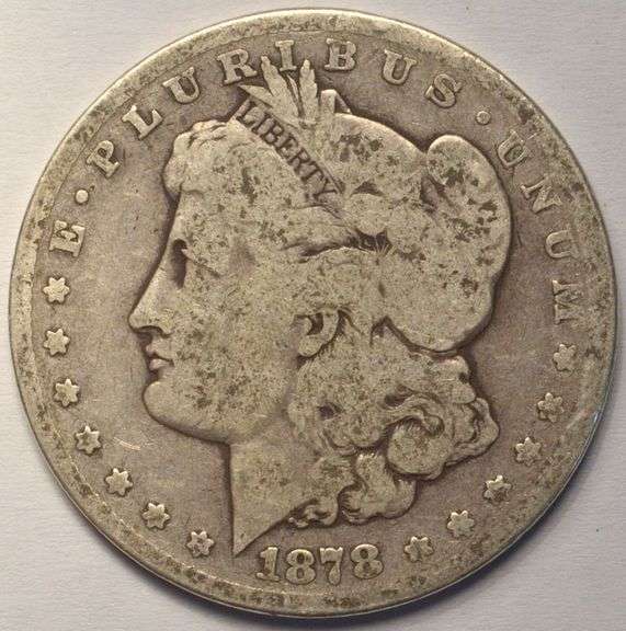 1878-CC Morgan Silver Dollar, Circulated