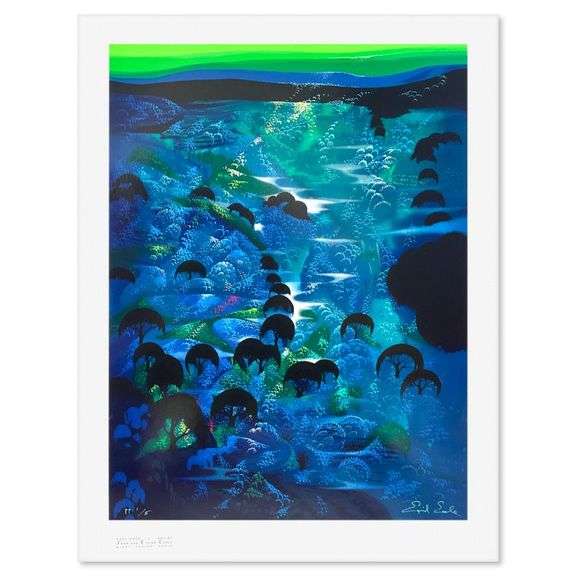 Beneath an Emerald by Eyvind Earle (1916-2000)