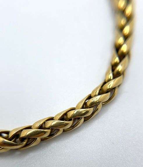 Italian hand made  18K gold Necklace