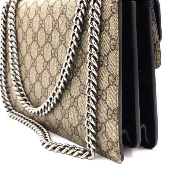 Gucci Dionysus Small GG & Black Suede Purse