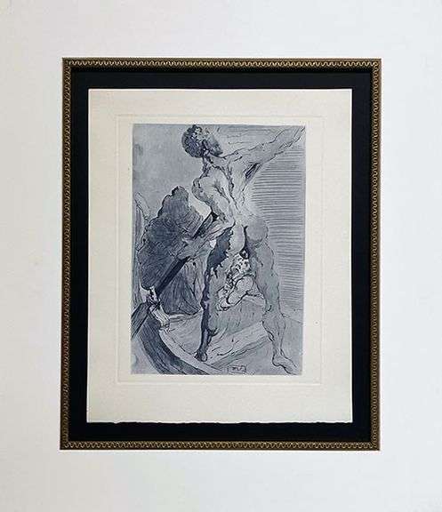 Highly Collectible Salvador Dali Original Copper Engraving Circa 1965