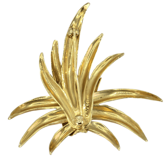 Tiffany & Co: 14k(585) Yellow Gold Vintage Brooch / Pin