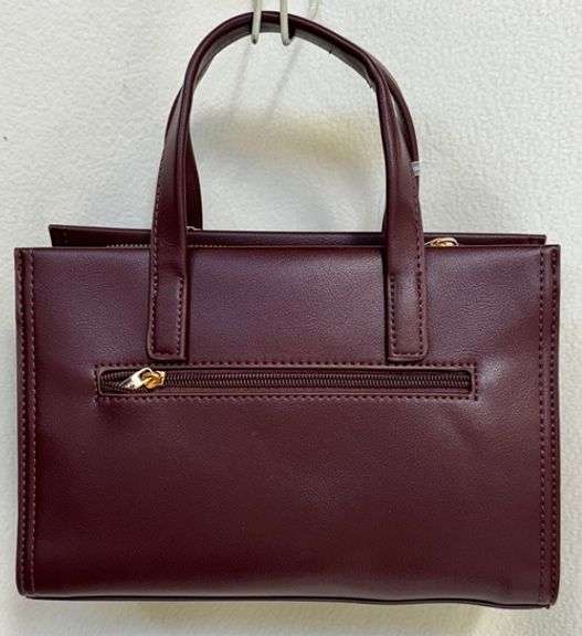 Stylish Burgendy Color Designer Bag By David Jones-Paris