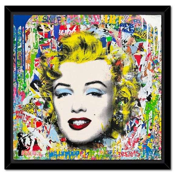 Monroe POP-folio by Mr Brainwash