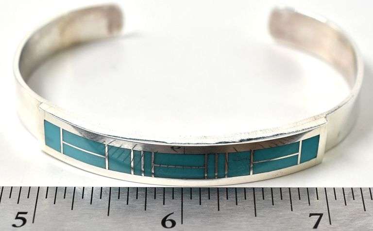 Curtis Manygoats Turquoise Gemstone Cuff Bracelet