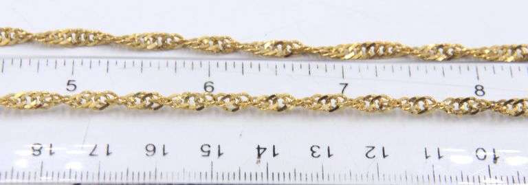 Italian 925 sterling silver rope chain necklace