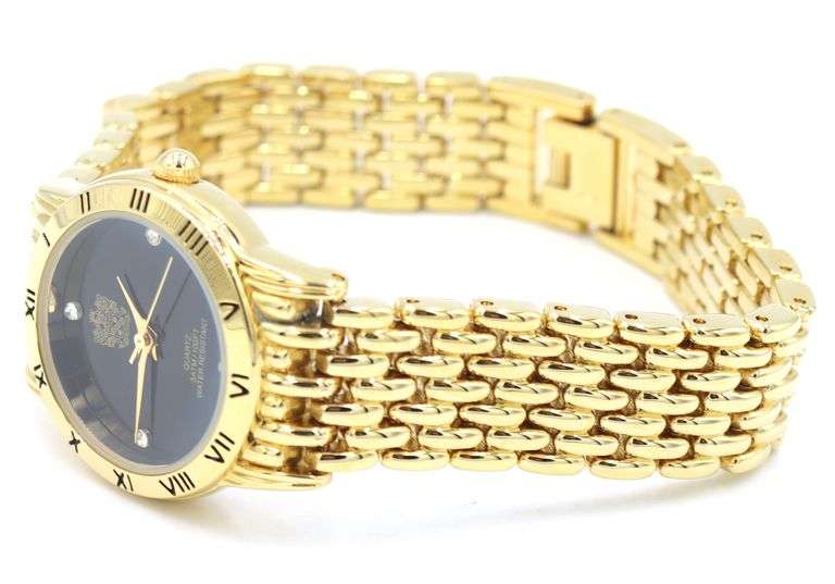 Paolo by Gucci quartz black dial watch