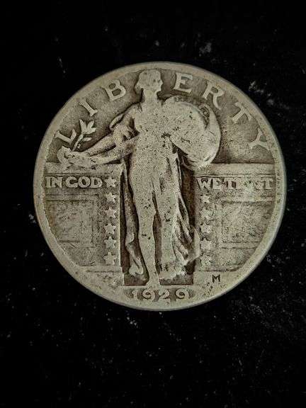 1929 Standing Liberty Quarter, Circulated