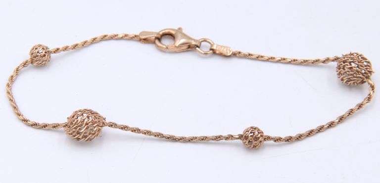 Group lot of 2 vintage 925 sterling silver bracelets