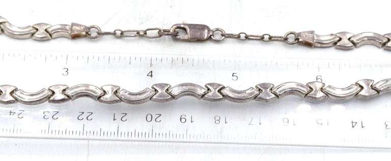 Group lot of 3 Vintage  925 sterling silver necklaces