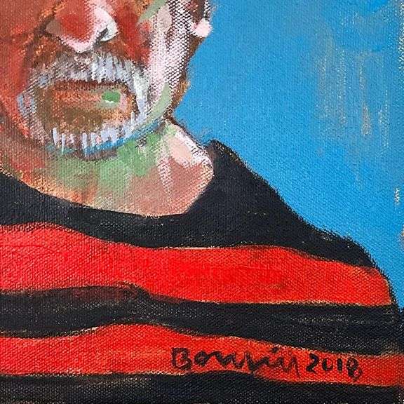 Self Portrait by Milton Berwin (1925-2023)