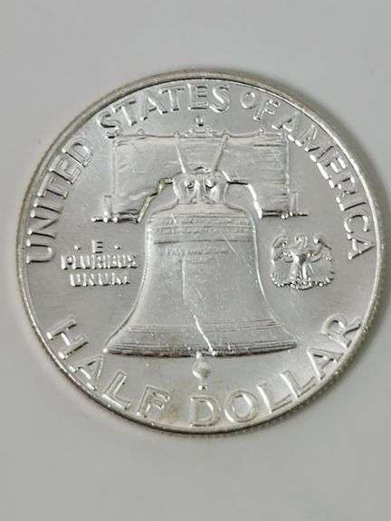 1963 D UNC Quality Franklin Half Dollar