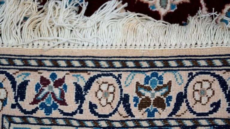 Handmade w/Silk Persian Nain 3.0x4.2