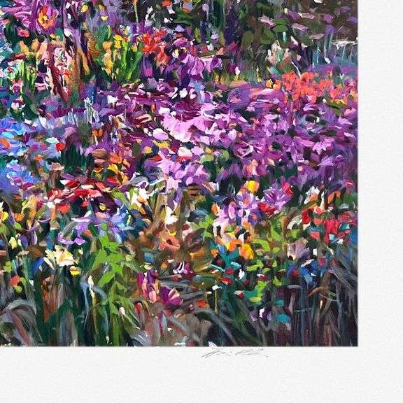 The Country Yard by Henri Plisson (1933-2006)