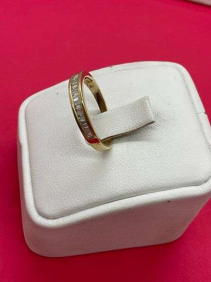BRAND NEW 14K YELLOW GOLD DIAMOND BAND