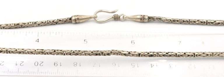 Group lot of 3 Vintage 925 sterling silver necklaces