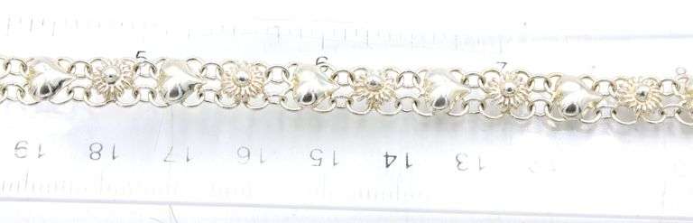 Group lot of 8 Vintage 925 sterling silver bracelets