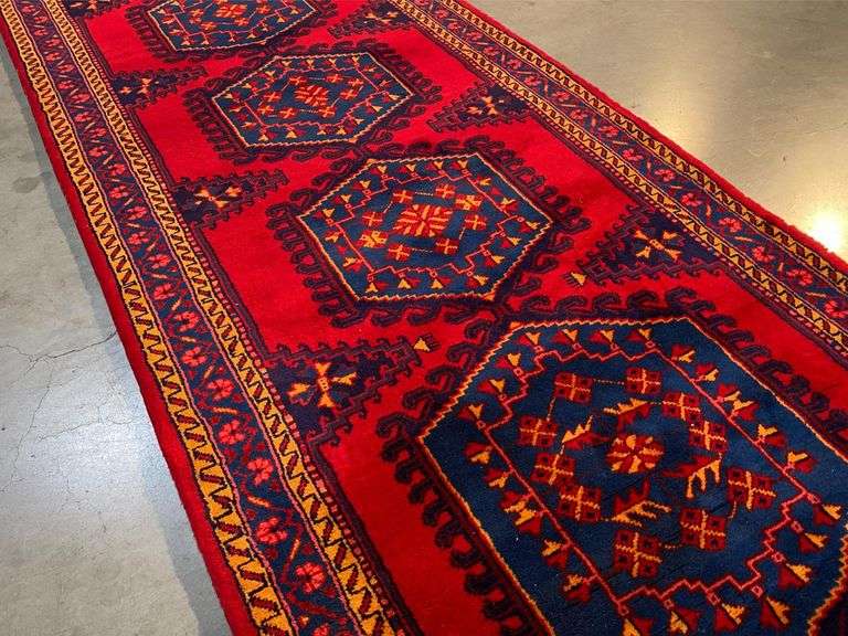 Magificent Persian Hamedan Runner 3.9x10.9