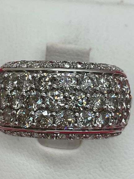 CERTIFIED BRAND NEW 14K WHITE GOLD AND DIAMOND RING