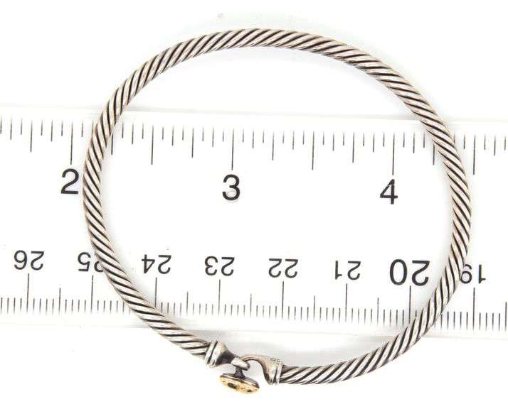 David Yurman cable collectibles heart bracelet 3mm