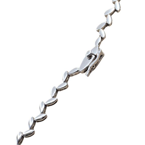 18k (750) White Gold Natural Diamond Necklace