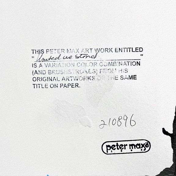 United We Stand by Peter Max