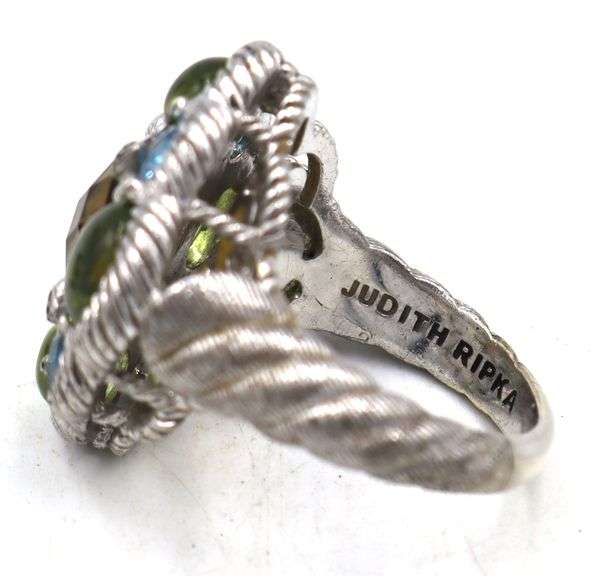 Group lot of 2 Judith Ripka rings