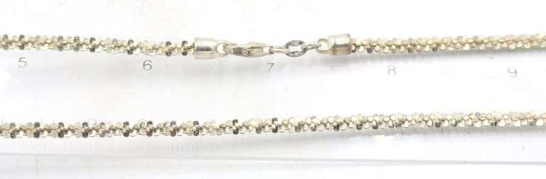 Vintage 925 sterling silver group lot of 6 chain necklaces