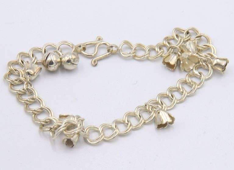 Group Lot of 4 Vintage 925 Sterling Silver Bracelets