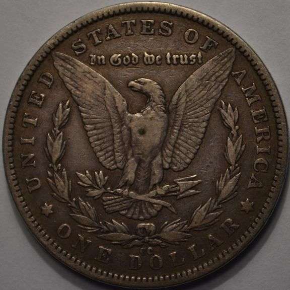 1891-CC Morgan Silver Dollar, Circulated