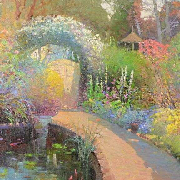 Koi Pond Garden by Feng