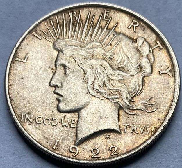 1922 BU Peace Dollar