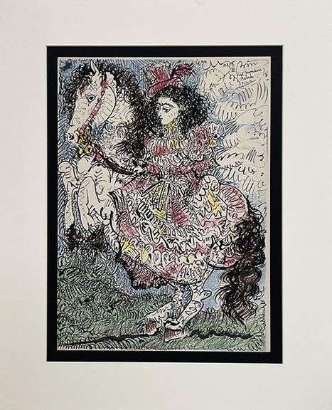 Collectible Pablo Picasso Lithograph Circa 1961