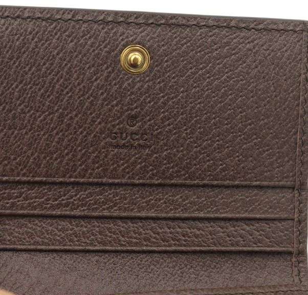 Gucci Jumbo GG Diana bamboo compact wallet