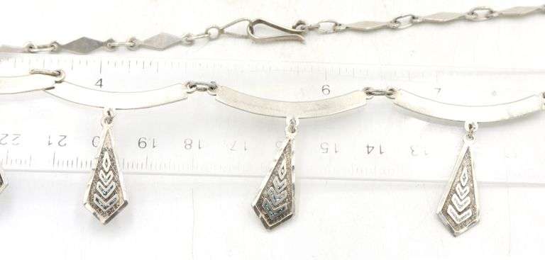 Group lot of 8 Vintage 925 sterling silver necklaces
