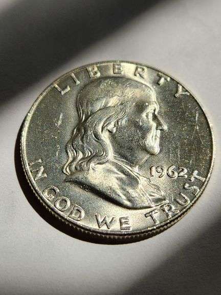 1962 D UNC Quality Franklin Half Dollar