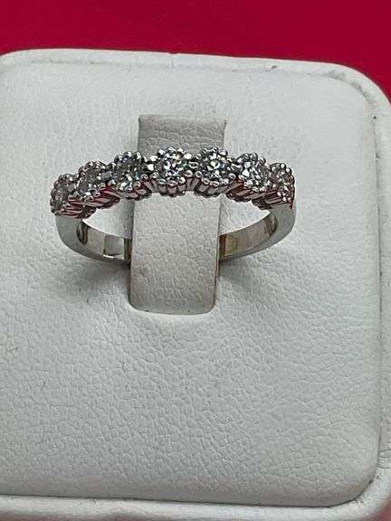 BRAND NEW 14K WHITE GOLD DIAMOND BAND