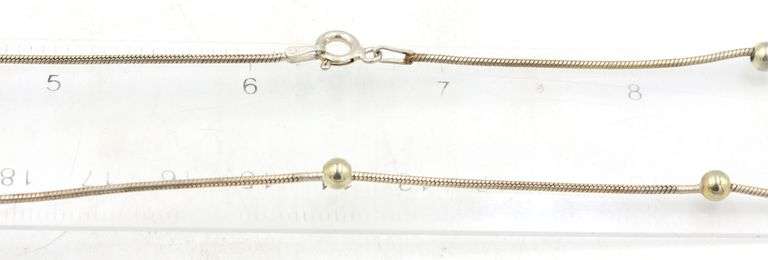 Group lot of 5 Vintage 925 sterling silver necklaces