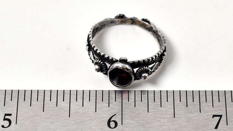 Ruby Gemstone Ring in Sterling Silver