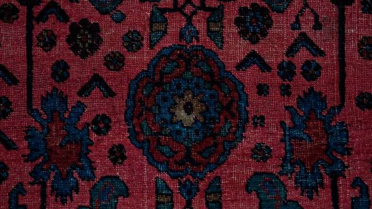 Semi Antique Persian Kashan 4.5x6.11