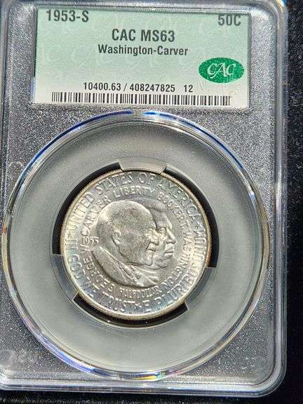 1953-S Washington Carver Half Dollar