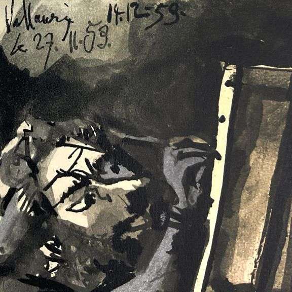 La Comedie Humaine 14.12.59 by Picasso (1881-1973)