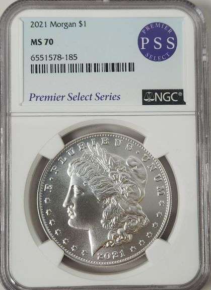 2021 MS 70 Silver Morgan